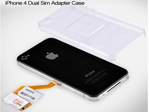 Hagard Unlocker: Dual SIM Adapter Case for iPhone 4 Brings Two SIM
