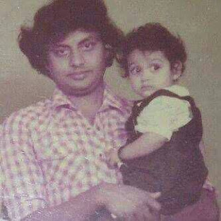 Rakshita's childhood with her father 