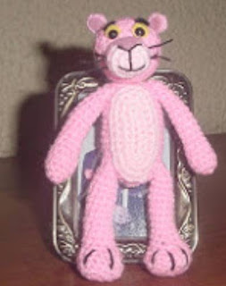 PATRON GRATIS PANTERA ROSA AMIGURUMI 256