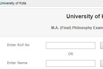 Uok Mcom Admission Form