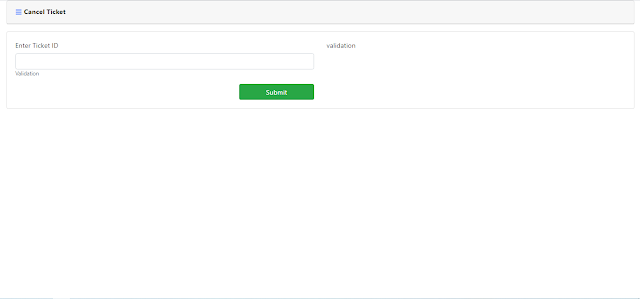 Employee Portal Cancel Ticket  Collapse View