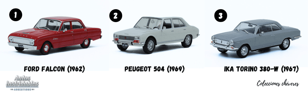 ford falcon 1:43, ford falcon 1962, ford falcon 1962 autos inolvidables argentinos, peugeot 504 1:43, peugeot 504 1969, peugeot 504 1969 autos inolvidables argentinos, ika torino 380-w 1:43, ika torino 380-w 1967, ika torino 380-w 1967 autos inolvidables argentinos, autos inolvidables argentinos salvat