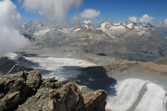 Matterhorn geology Zermatt Alps Switzerland Glacier Paradise copyright RocDocTravel.com