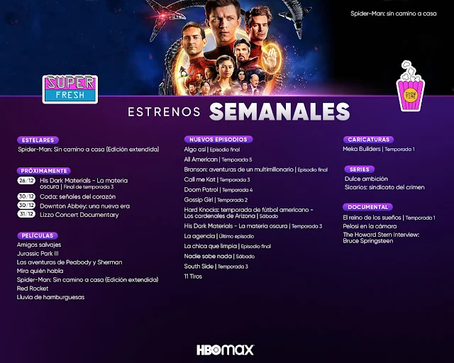 Novedades HBO MAX: Estrenos de películas y series de la semana (26 de diciembre al 1 de enero de 2023)