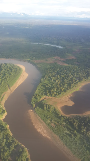 Sungai Kapuas di lihat dari Udara