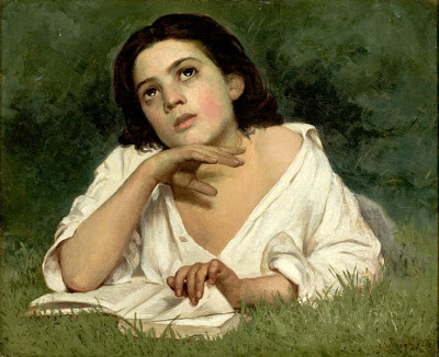 Girl with a Book by José Ferraz de Almeida Júnior (1850–1899) - Scripture exhorts us to think on what is good, pleasant and noble. Why? Because there are so many good, pleasant and noble things in this world to think about!