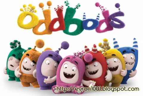 The Oddbods  Show Film Animasi Boneka 3D Lucu EVRON 