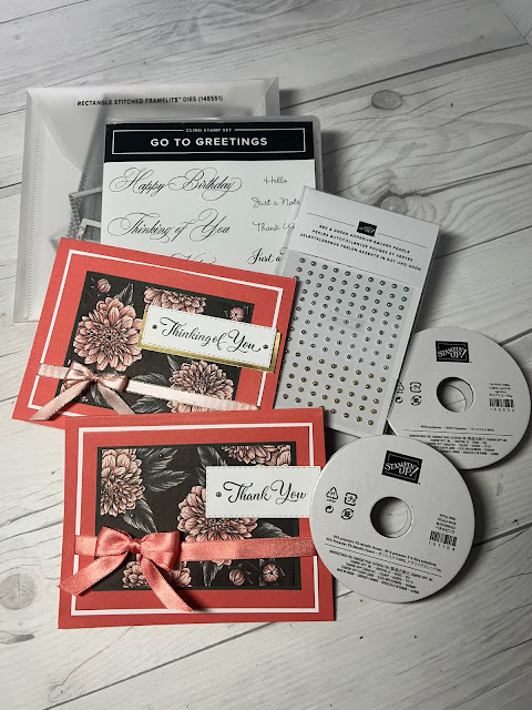 Stampin' Up! Tools Accessories and stamp set use to create floral handmade greeting cards