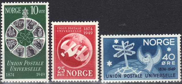 Norway - 1949 - 75th anniv. of the UPU