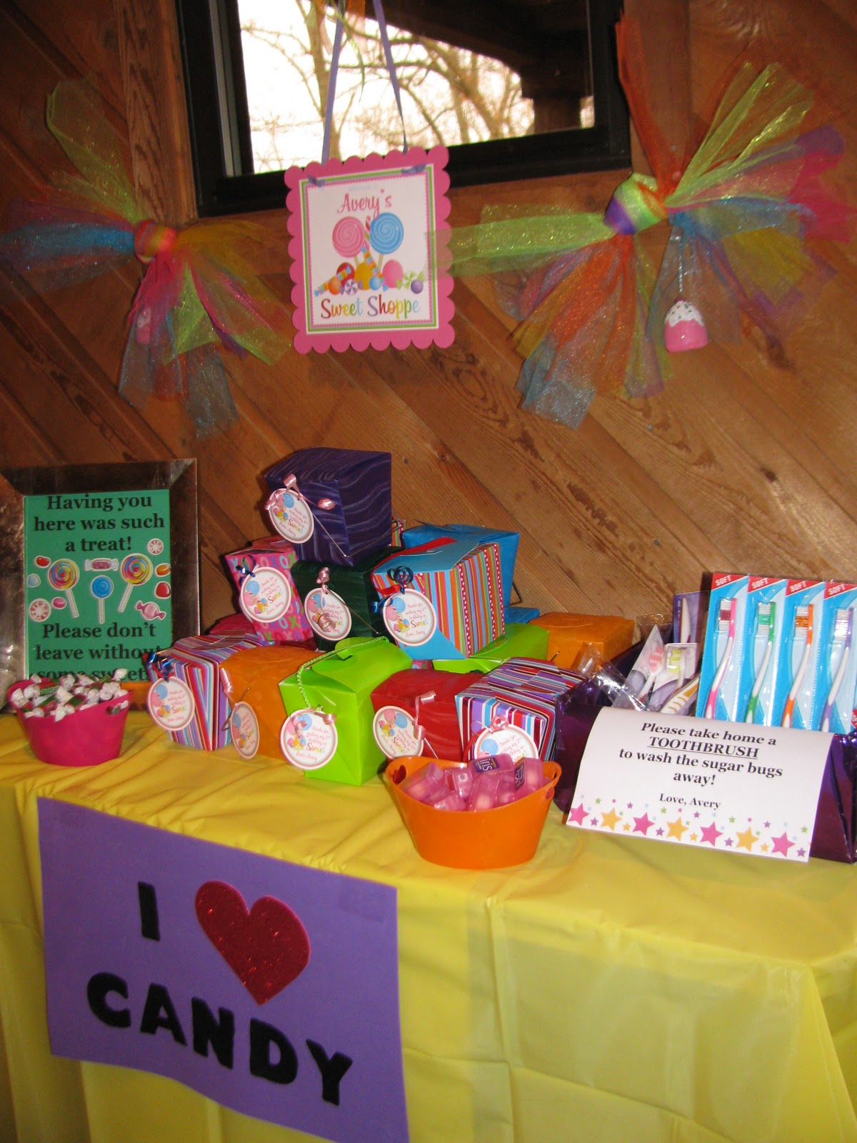 candyland candy buffet