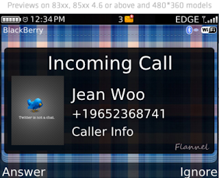 Flannel Theme for BlackBerry Preview 3