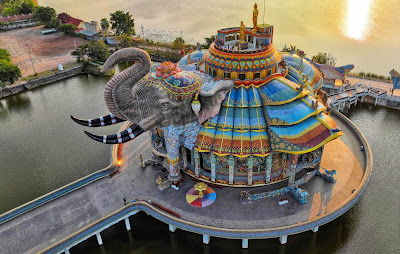 Elephant Temple or Wat Ban Rai at the Dan Khun Thot District, Nakhon Ratchasima, Thailand.