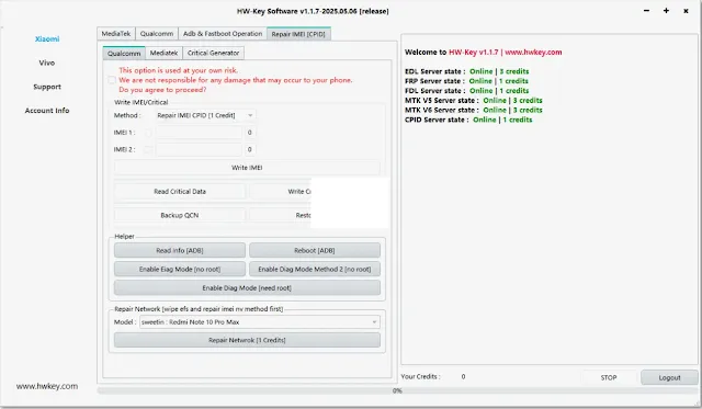 HW-Key Software V1.1.7-2025.05.06 [ release ]