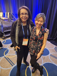 Shirley Malcom (AAAS) and Alexis Knaub (P/A SEA Change) at the AAAS SEA Change meeting in October