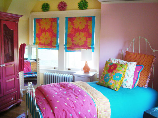 Colorful Teenage Girl Bedroom Ideas