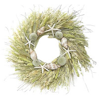 Coastal Wreaths for Beach House Front Door.