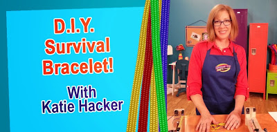 Watch Katie Hacker make a Paracord Bracelet on Hands On Crafts for Kids