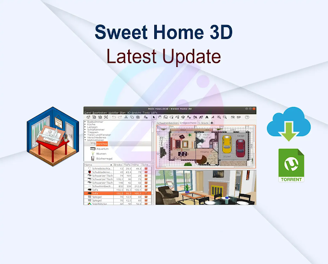 Sweet Home 3D 7.2 + Activator Latest Update