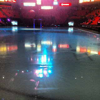 Photograph taken prior to the 2013 Stars on Ice Canada figure skating show at the Scotiabank Centre in Halifax, Nova Scotia