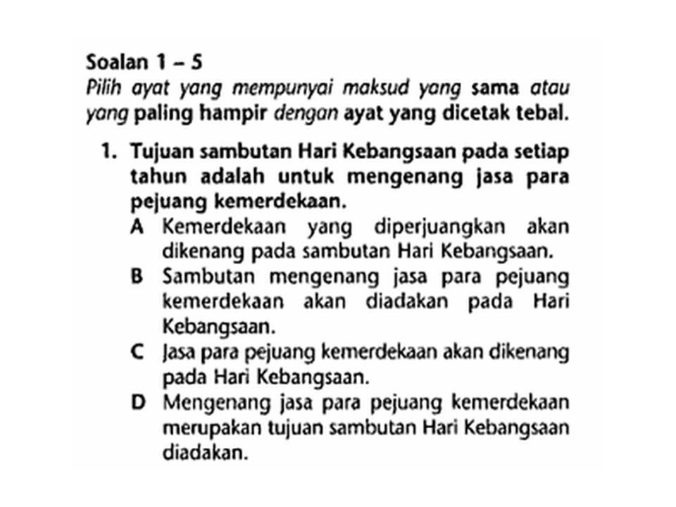 Bahasa Melayu Tingkatan 2: JENIS-JENIS AYAT