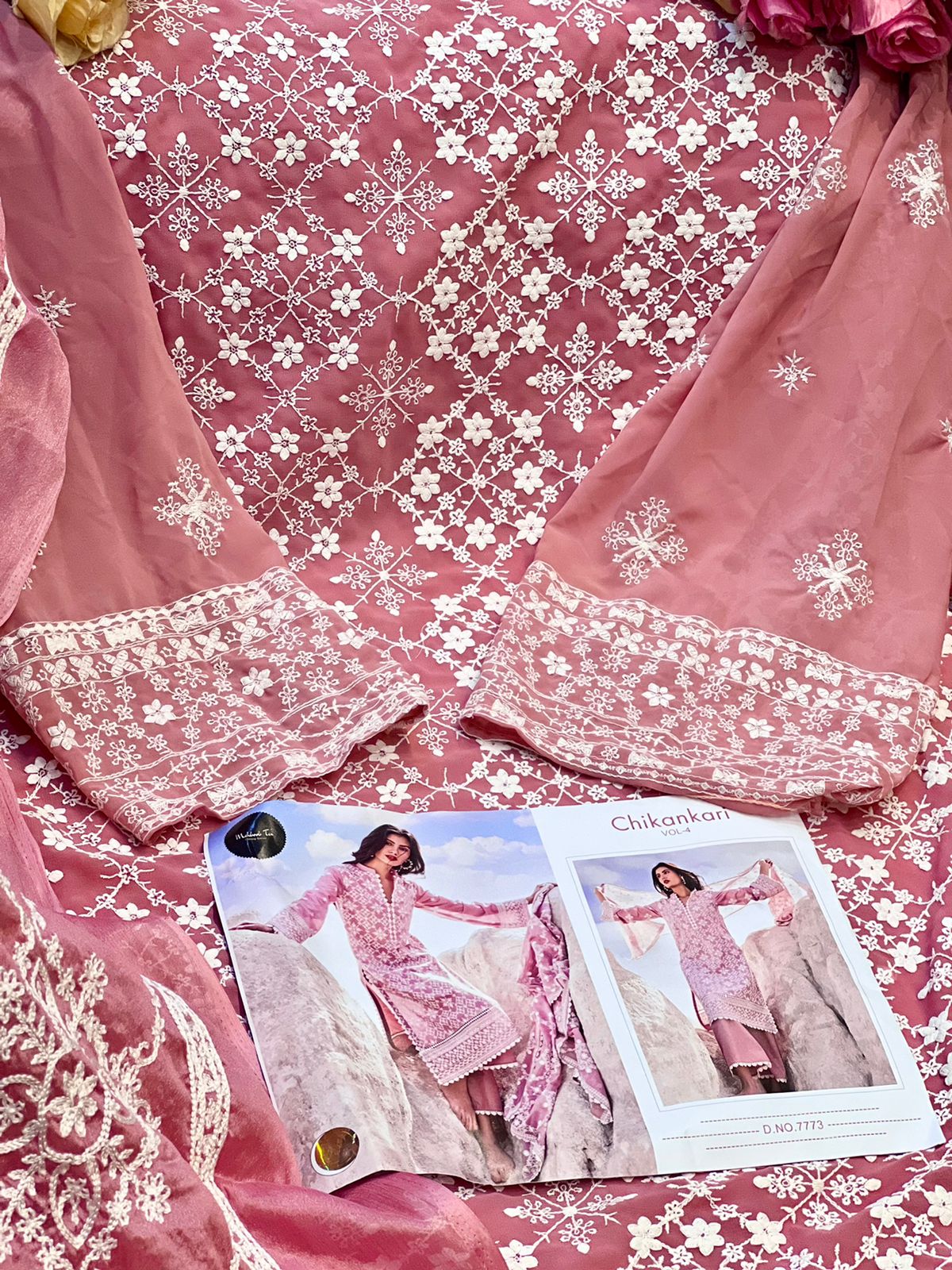 Chikankari Vol 4 Mehboob Tex Pakistani Salwar Suits Manufacturer Wholesaler