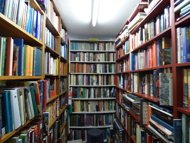 Baggins Book Bazaar second-hand bookshop, Rochester High Street, Kent