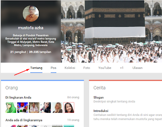 profil Google+ Anda