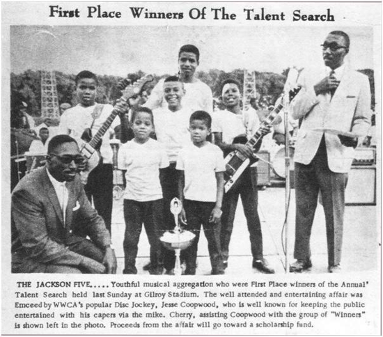 The Jackson Five 1966 on Gary Post Tribune