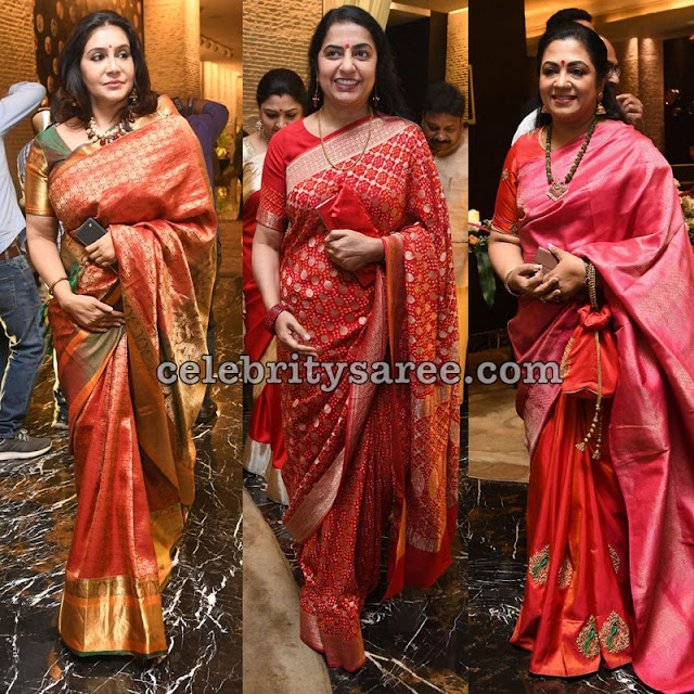 Celebrities at Jayasudha's Son Wedding Reception