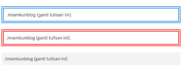 Cara membuat Kotak di postingan Blogger