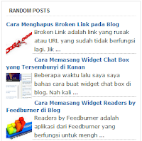 Cara Membuat Widget Random Posts Keren di Blog