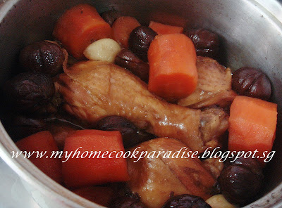 http://myhomecookparadise.blogspot.sg/2013/12/braised-chicken-with-carrot-chestnut.html