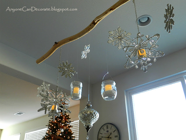 Anyone Can Decorate My DIY  Christmas  Ornament Chandelier