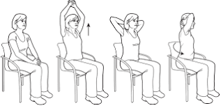 Up and twist stretches