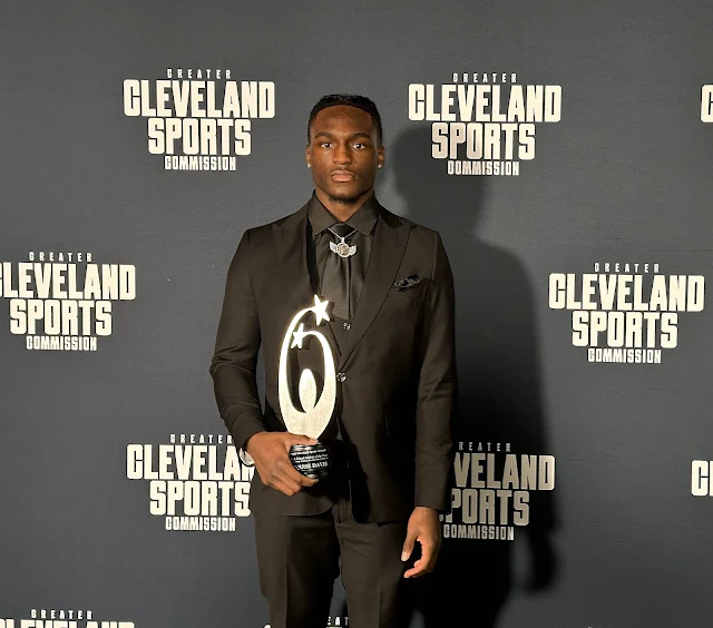 Marquise Davis at Cleveland Sports Awards Show