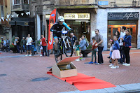 Cronoescalada ciclista de la calle Portu