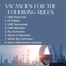 Red Palm has vacancies for the following roles
