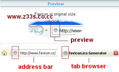 favicon preview