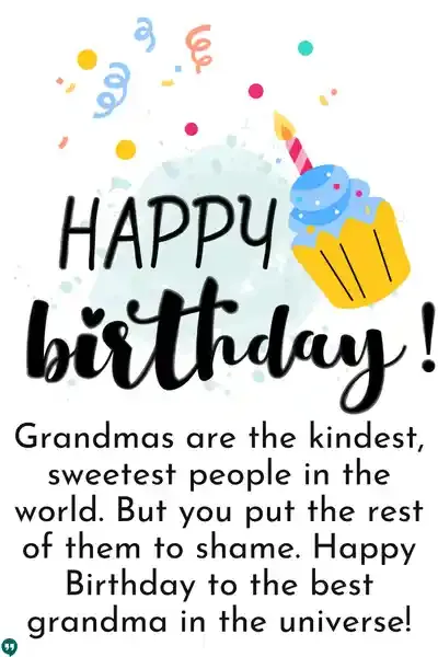 granny birthday wishes to the best gradma in the universe cupcake images