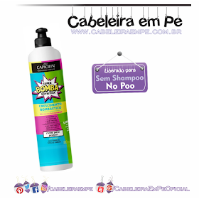 Creme de Pentear Super Bomba Nutritiva - Capicilin liberado para No Poo