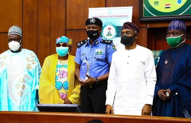 ONLINE SECURITY REPORTERS CELEBRATE DCP ABBA KYARI ON HIS HOUSE OF REPRESENTATIVES' AWARD