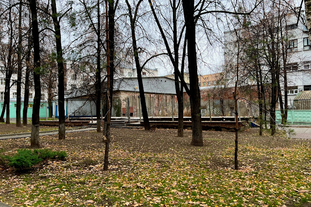 Большая Садовая улица, сад Аквариум, остатки сгоревшего в 2017 году ресторана Starlite