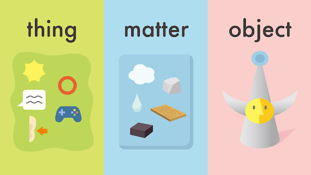 thing と matter と object の違い