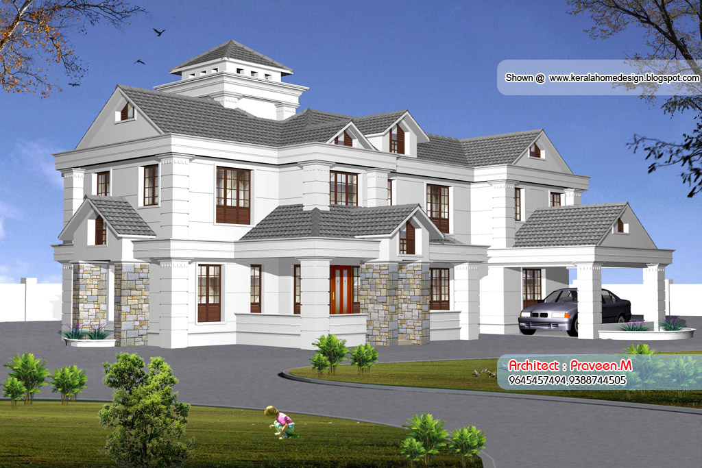 Kerala Style Home Elevations