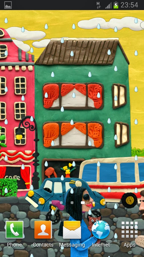 Plasticine town Live wallpaper v1.0.9