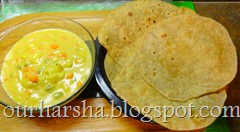 chapatti and Potato Carrot Curry  (1)