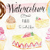 Cliparts gratis Cakes aquarela