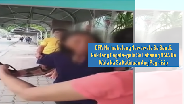 The family of an overseas Filipino worker (OFW)  who was deployed in Saudi as a household service worker was in deep confusion on how their loved one ended up wandering at the Ninoy Aquino National Airport Terminal 2 when she was presumed missing in the gulf country.        Ads  The OFW was identified as Eva Alfon, 38, from Negros Oriental who was deployed as a household worker in Saudi Arabia. She was found disoriented, seemingly not on her right state of mind and extremely hungry.  A good samaritan gave her something to eat and contacted the family of the OFW.  The husband was so emotional when he met her. With the help of the program hosted by Mr. Raffy Tulfo, they located her OFW wife and reunited with them.  Labor Secretary Silvestre Bello assured the victim that she will get appropriate justice for what she suffered abroad. The agency who deployed her is facing a risk of being blacklisted due to its negligence.    Ads            Sponsored Links      According to the husband, the wife told him that there was a misunderstanding or some sort of language barrier which causes trouble with her sponsor.  But according to the OFW, she did not escape but was sent to the airport by a certain "Khaled".