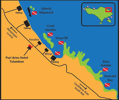 Tulamben Map