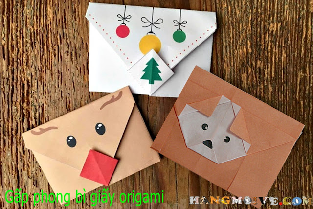 How to Make Dog Envelopes or Origami Letter